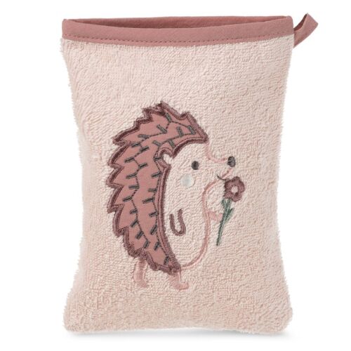 Baba törölköző 15x21 Baby 68 rózsaszín sündisznó 350g/m2 Eurofirany 147121332