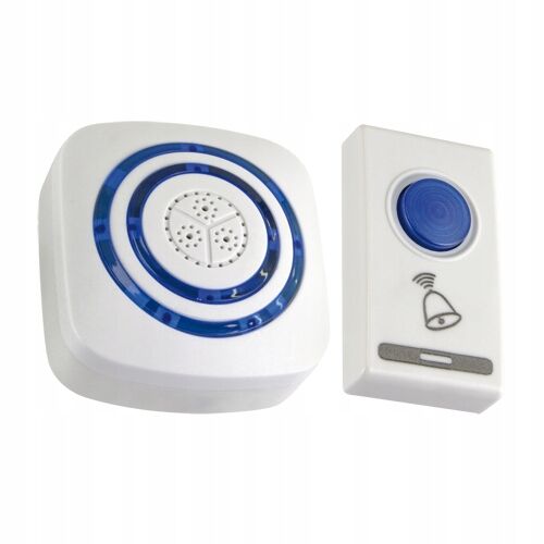 Nutka vezeték nélküli kültéri csengő, fehér 147121959