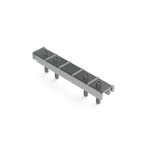 Csatlakozó szerelősínhez 30x30 vagy 30x45, L=200mm acél, QS (Quick Stream)