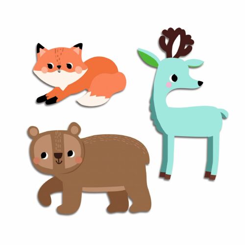Matricák - Erdei állatok - Forest animals 180480921 - Matrica, mágnes