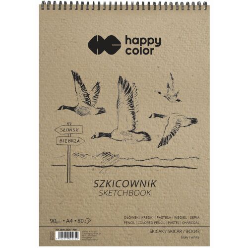 SPIRÁL VÁZLATFÜZET A4/80K BIRDS HC 4650 147123487