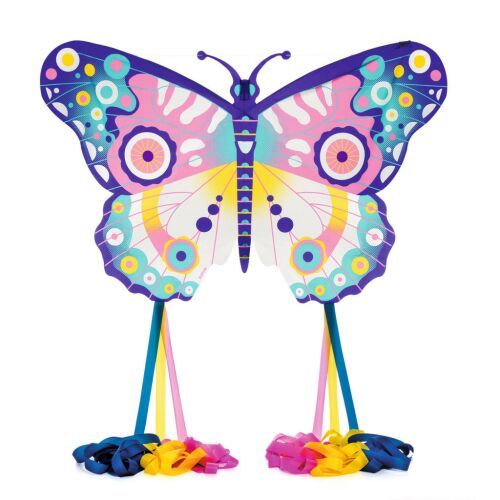 Szélsárkány Óriás pillangó Maxi butterfly sárkány, színes pillangó design - Papírsárkány