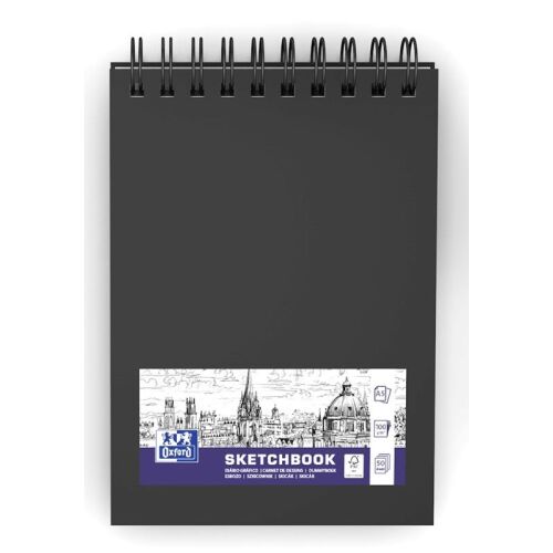 VÁZLATFÜZET A5/50K OXFORD ART FEKETE A'5 147126219