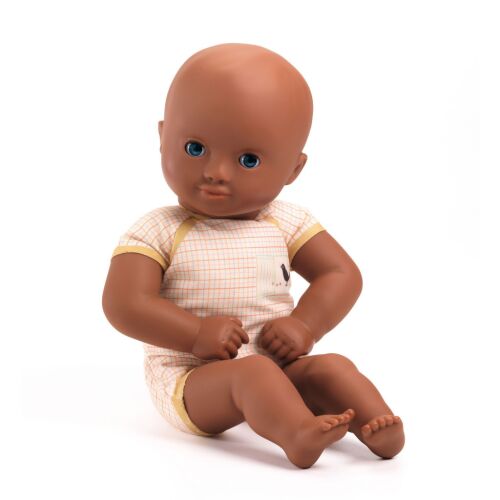 Djeco - Játékbaba - Sárga, 32 cm - Yellow 147127477 - Baba