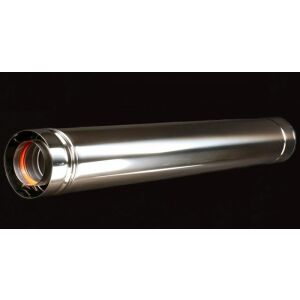 Kéménycső DN 80/125 L=500 levegő-füstgáz tömítéssel kondenzációs és turbó kazánokhoz 147128014 - Kandalló & Kályha