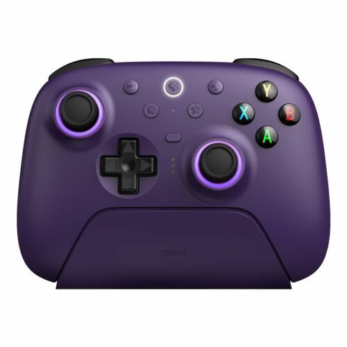 8BitDo Ultimate 2 Wireless 2.4G, PC, Android, SteamOS, iOS, TMR Joysticks, 1000Hz, Ljubičasta, bežični kontroler 147128823
