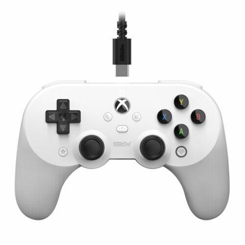 8Bitdo Pro 2 Wired, Xbox Series X|S, Xbox One, PC, Official, Hall-Effect, Fehér, Vezetékes kontroller 147128835