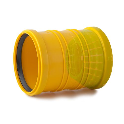 Vízelvezető csatlakozó PP DN/OD 72-100x110mm átmenet, DN/OD 72-100mm vízelvezető cső csatlakoztatásához 110mm-es csatorna lefolyócső csapos végével, 147129018