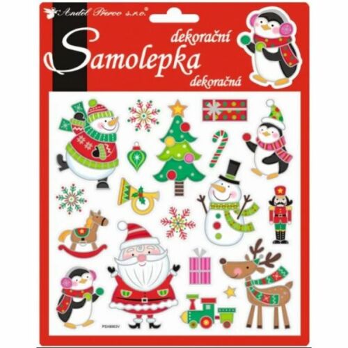 3D télapó mintás matrica - 18 x 17 cm 147129061