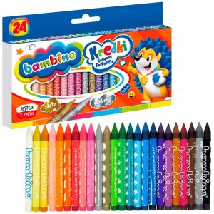 Bambino viaszkréták 24 színben