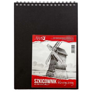 CLASSIC VÁZLATFÜZET A4/80K SPIRAL 98G 2059 147131569 - Rajzeszköz
