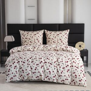 Pamut ágyneműhuzat 160x200 cseresznye 147132033 - Ágynemű - ifjúsági és felnőtt