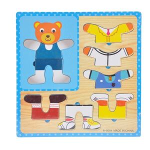 FA ÖLTÖZTETŐS PUZZLE 8 DARABOS 8877