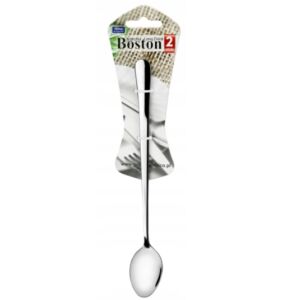 Hosszú kanál italokhoz és lattékhez Boston 2 db.