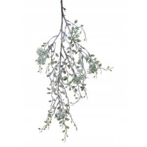 Karácsonyi díszes fagyöngy ág 34 cm