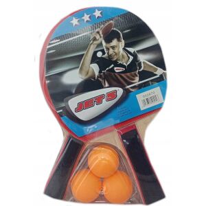 Pingpong készlet + 3 fehér labda 0671