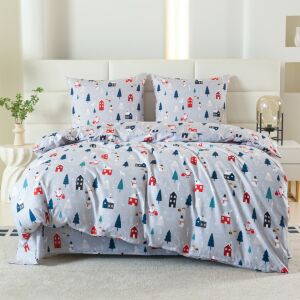 Ágyneműhuzat 200x200 cm Karácsonyi szürke 147132805 - Ágynemű - ifjúsági és felnőtt