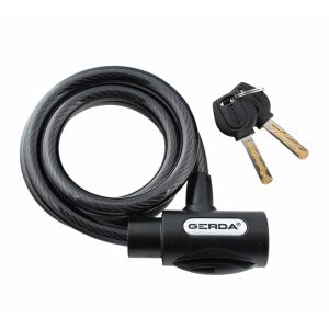 KERÉKPÁRLAKAT, FEKETE, KEREK TESTŰ FLEX 1200/8V - MP BL 33648 147132898 - Kerékpár zár