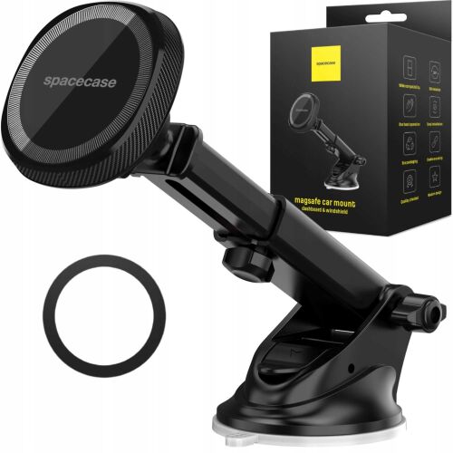 Spacecase autós tartó SC06 műszerfalra/szélvédőre Magsafe fekete 147132943