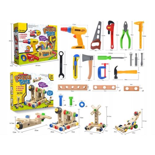 56 RÉSZES FÚRÓKÉSZLET + SZERSZÁMOK 6521 147133264