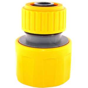 Sárga tömlő összekötő, 1/2-3/4-1/2 hüvelyk, kerti öntözéshez - Tömlőösszekötő