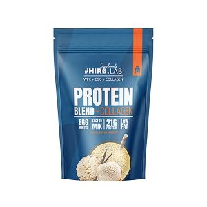 Protein Blend + Collagen pulbere 750 grame - Vanilie, Hiro.Lab 147134034 - Táplálékkiegészítő