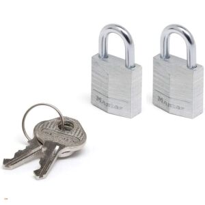 Master Lock 9120EURTCC Biztonsági lakat 2 db - Ezüst
