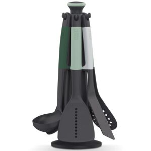 Joseph Joseph Elevate szilikon konyhai tálaló eszköz készlet állvánnyal 6 darabos - Zöld 147135905 - Konyhai eszköz