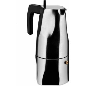 Alessi MT18/6 Ossidiana 6 személyes Kotyogós kávéfőző - Ezüst / Fekete 147136680 - Alessi