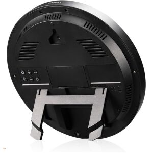 Kienzle 15360 Digitális Fali/Asztali Óra Ébresztővel Ø 20,5cm - Fekete 147136721 - Ébresztőóra