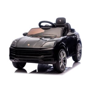Chipolino Porsche Kayenne elektromos autó bőr üléssel - black 147137543 - Chipolino