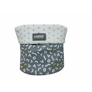LUMA Kicsi tároló kosár Memphis Grey 147137550 - Tárolás & Rendszerezés