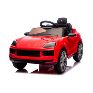 Chipolino Porsche Kayenne elektromos autó bőr üléssel - red 147137644 - Chipolino