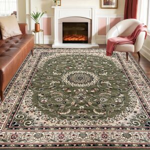 Klasszikus szőnyeg Mashed (Green) 60x110cm Zöld 147138604 - Lakberendezés