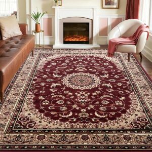 Klasszikus szőnyeg Mashed (Red) 60x110cm Bordó 147138630 - Lakberendezés