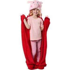 Peppa malac Red 3D coral fleece polár takaró 110x140cm 147139564 - Pléd