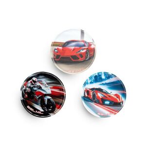 Matrica, tépőzáras, Classy Plus táskához, BELMIL "No Limit" versenyautó 147139636 - Játék