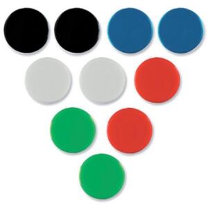 Mágneskorong, 20 mm, 8 db, NOBO kék 147139714 - Prezentációs eszköz