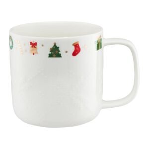 Ambition Scarf kötött mintájú bögre 370 ml fehér 147141003 - Ambition