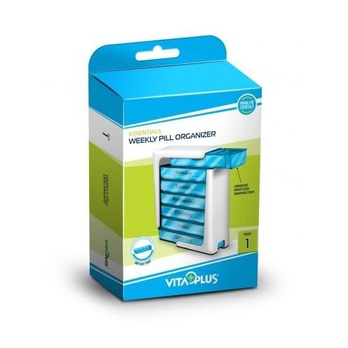 VitaPlus gyógyszeradagoló heti tornyos 7X4 rekeszes