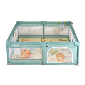 GAMEZONE összecsukható járóka szőnyeggel, 60 labdával 150x200 MENTA