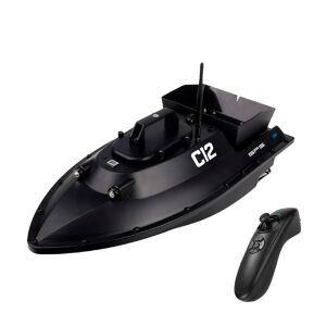Etetőhajó C12 GPS hátrakidobós fekete 147143509 - Horgászat