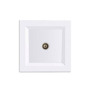 Nova TV csatlakozóaljzat fehér kerettel 147143545 - Lámpa & Világítás