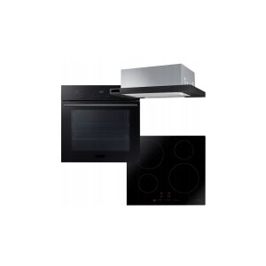 Beko beépíthető sütő-indukciós főzőlap-elszívó szett, fekete 147144338 - Beko