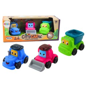 Mezőgazdasági járművek készlete kisgyermekeknek, puha gumi 147144530 - Lean Toys