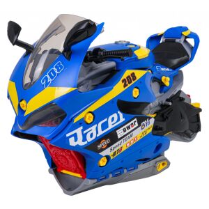 2 az 1-ben játék, egy nagy motorkerékpár és parkolóház füstfunkcióval 147144968 - Ramiz