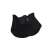 Black Thermo Ski Mask with ear protection, windproof and waterproof, for skiing and snowboarding