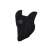 Black Thermo Ski Mask with ear protection, windproof and waterproof, for skiing and snowboarding