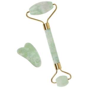 Jade roller and gua sha set for facial massage - Face massager
