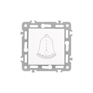 Nova csengő kapcsoló 101N fehér 147147695 - Intrerupatoare